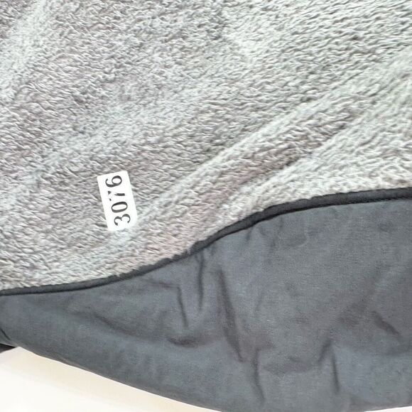 Outerknown Jacket Mens 1/4 Zip Sherpa Skyline Fleece Pullover Gray Medium new - Picture 8 of 10